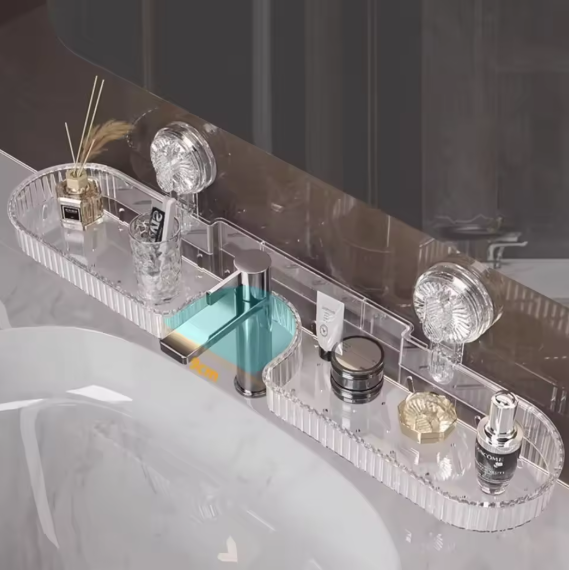 Suction Cup Sink Organiser – A Practical Storage Solution for a Tidy Bathroom