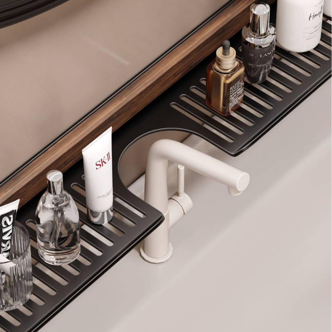 Suction Cup Bathroom Shelf – Extra Storage Without Drilling