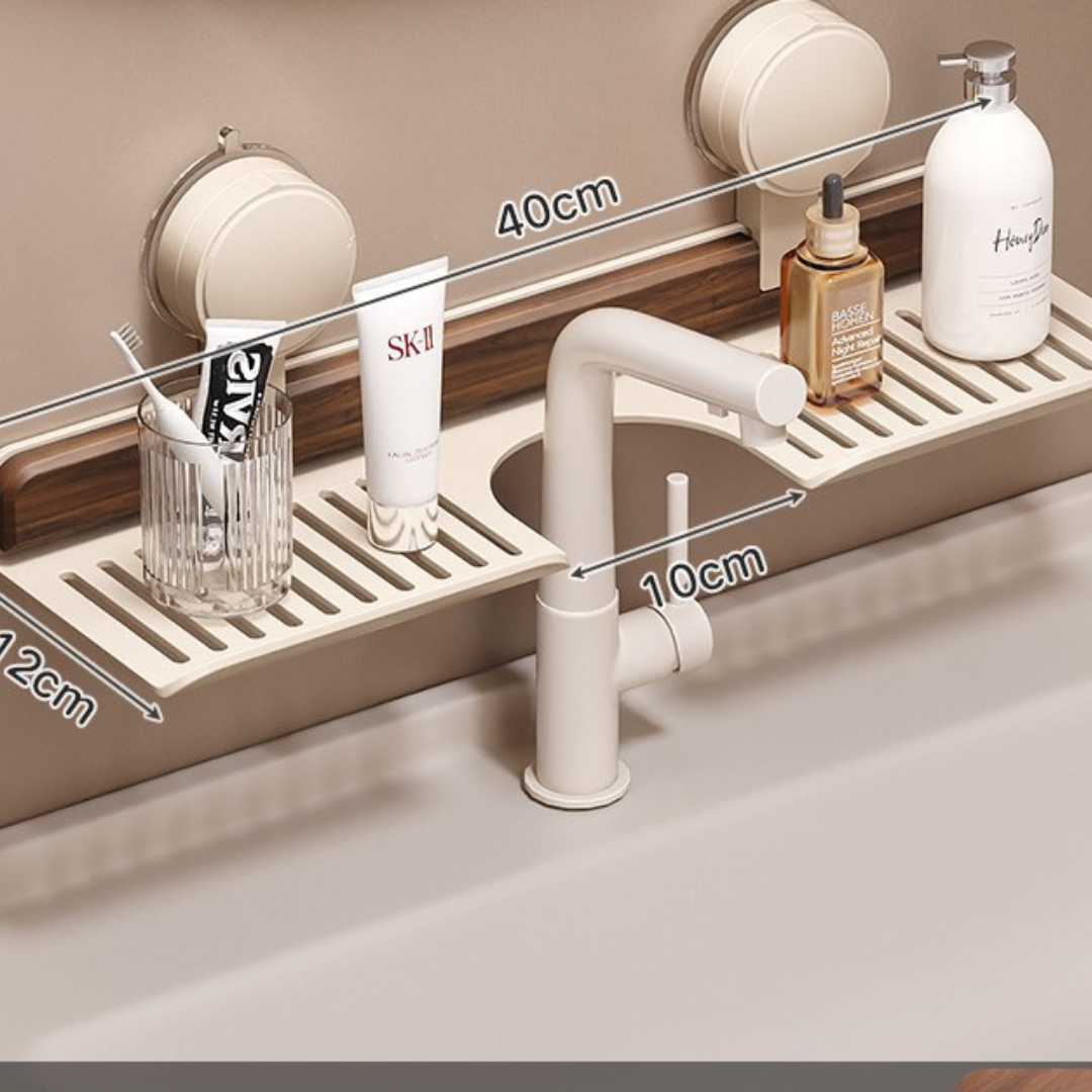 Suction Cup Bathroom Shelf – Extra Storage Without Drilling