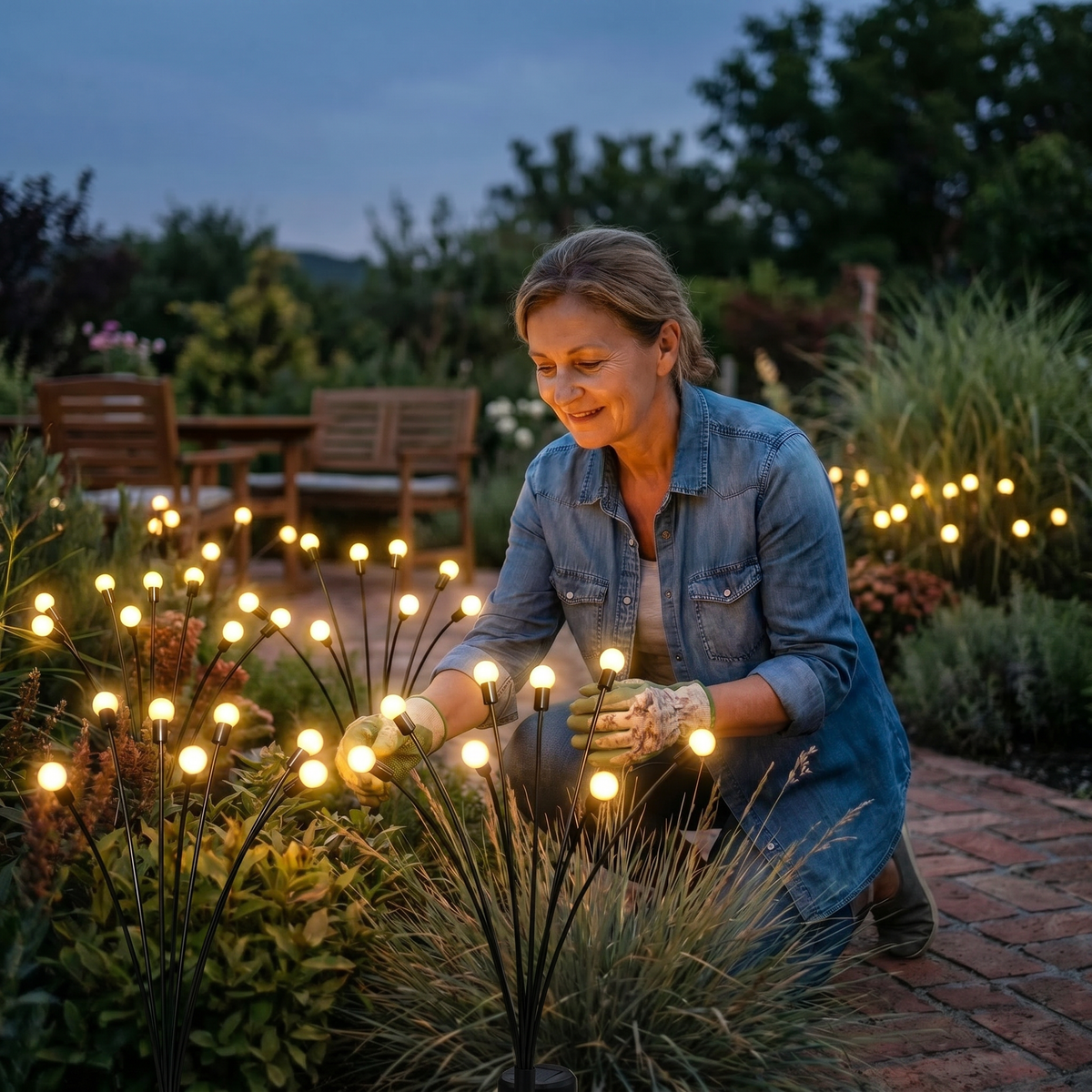Solar Firefly Garden Lights – Beautiful Ambient Lighting for Your Outdoor Space